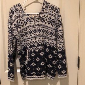 Worn 1-2x. Thread pokes in a couple of spots.